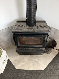 Fireplace — before