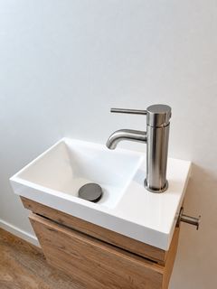 Basin and tap — after