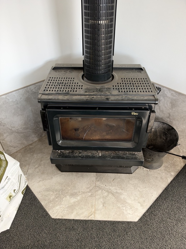 Fireplace — before