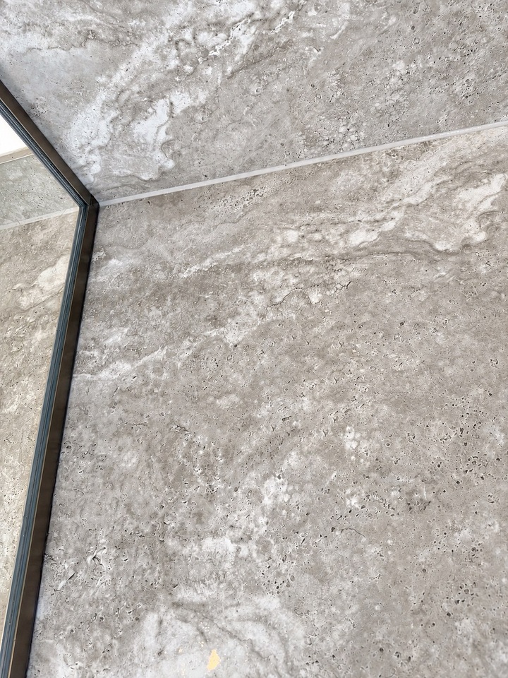 Shower corner — after