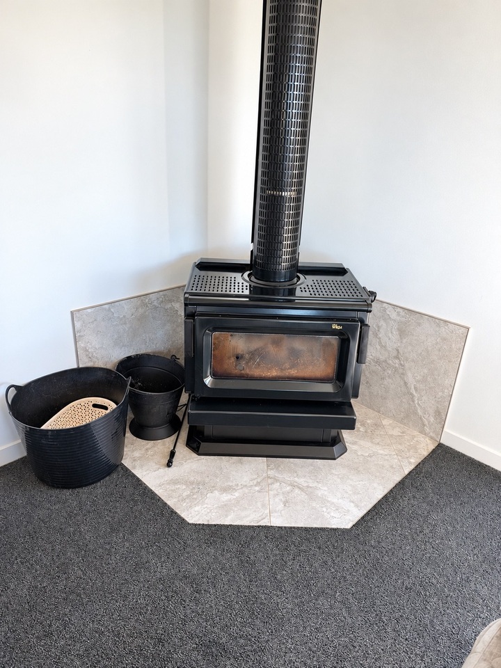 Fireplace — after